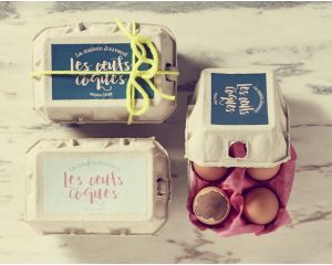La Boîte de 6 Oeufs Gianduja